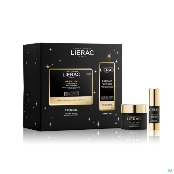 Lierac coffret noel premium cr volup.50ml+yeux15ml