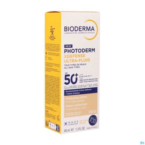 Bioderma photoderm xdefense ultrafl.spf50+ 01 40ml