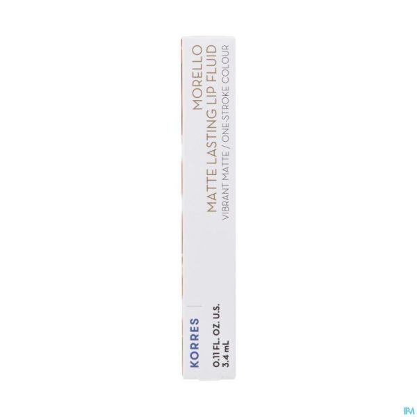 Korres Km Morello Matte Lasting Lip Fluid. Nude 07