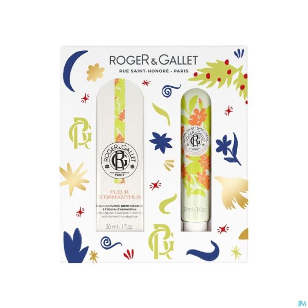 Roger&gallet set noel osmanthus 30ml+cr mains 30ml