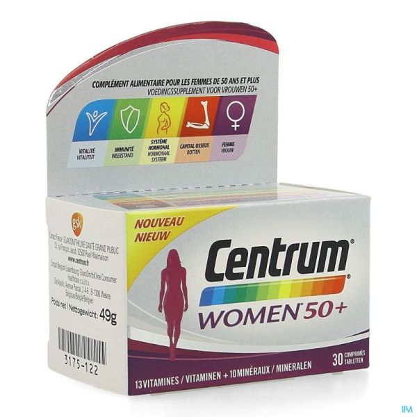 Centrum Women 50+ Comp 30