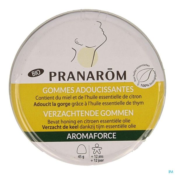 Aromaforce bio gommes adoucissantes miel    45