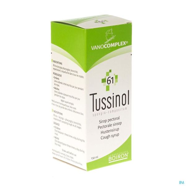 Vanocomplex n61 tussinol    sir 150ml unda