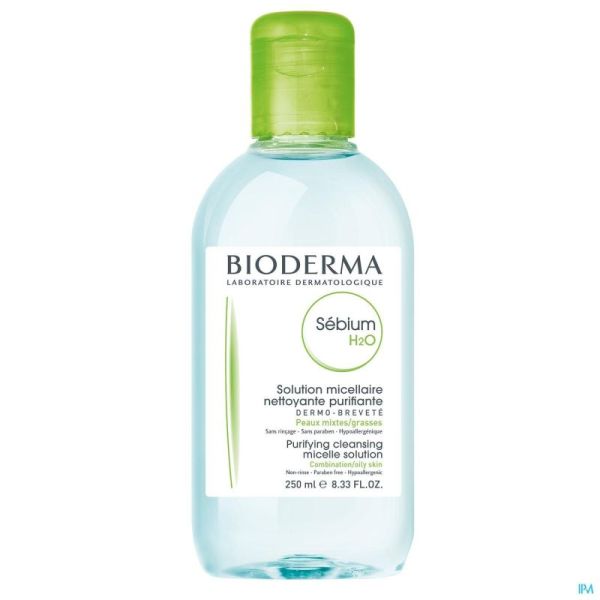 Bioderma sebium h2o solution micellaire pg   250ml