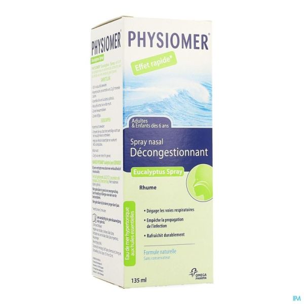 Physiomer Eucalyptus Spray 135ml - Box Para