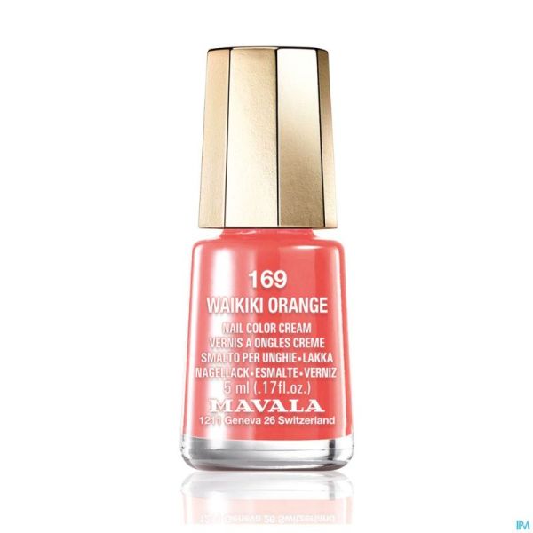 Mavala vao mini color 169 waikiki orange    5ml
