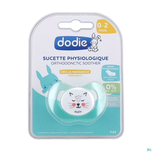 Dodie sucette physio silic. 1 0-2m lapin