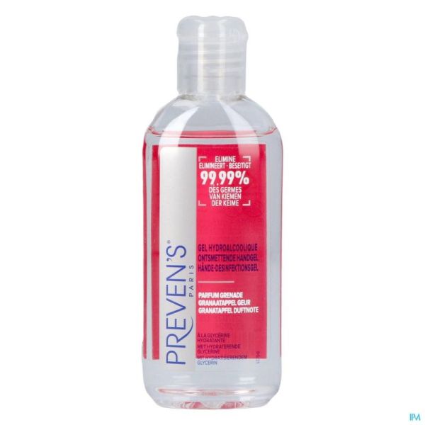 Preven's gel mains hydroalcoolique grenade   100ml