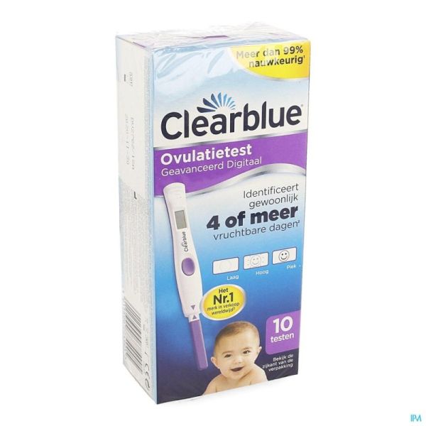 Clearblue advanced test ovulation 10