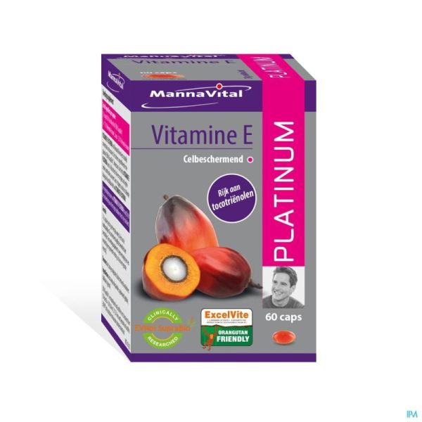 Mannavital vitamine e    caps 60