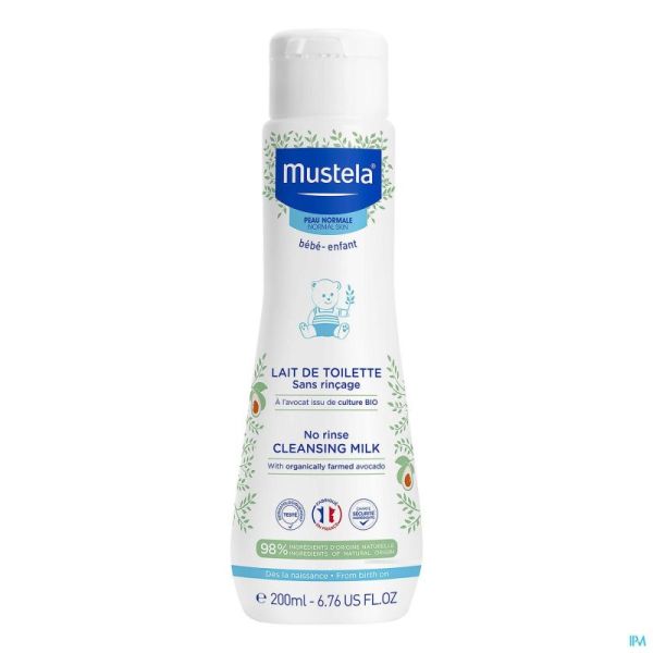 Mustela pn lait toilette s/rincage    200ml