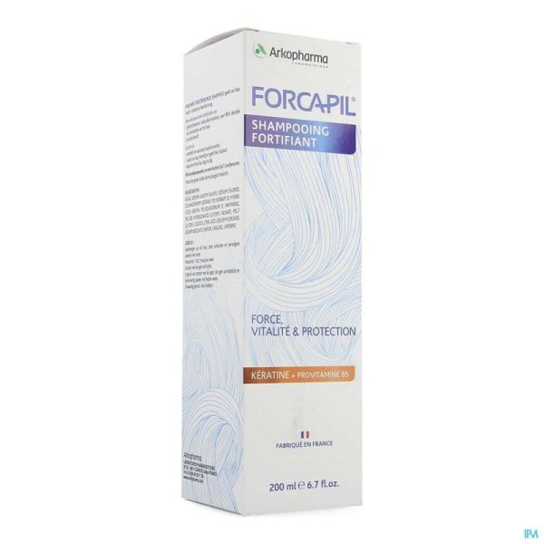 Forcapil shampooing fortifiant keratine+ 200ml