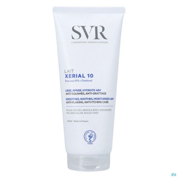 Xerial 10 lait corps tube 200ml nf