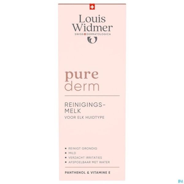 Widmer pured lait nettoyant parf 200ml