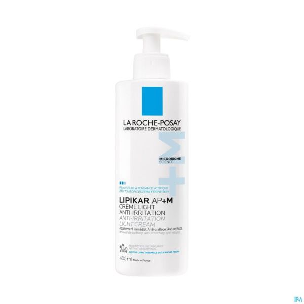 Lrp Lipikar Ap+m Creme Light Fl Pompe 400ml