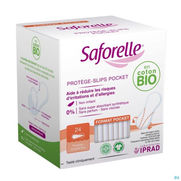 Saforelle protege slips format pocket    24