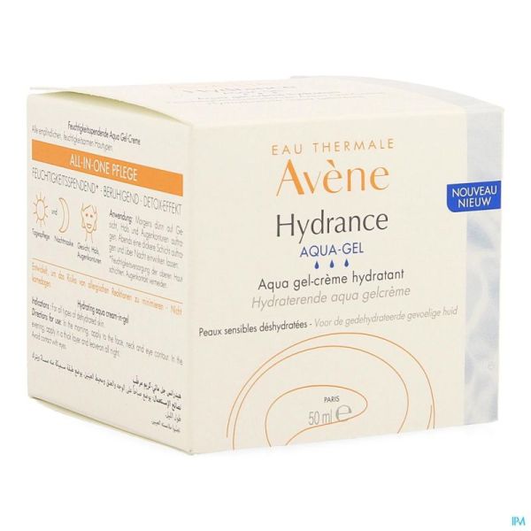 Avene hydrance aqua gel creme hydratante    50ml