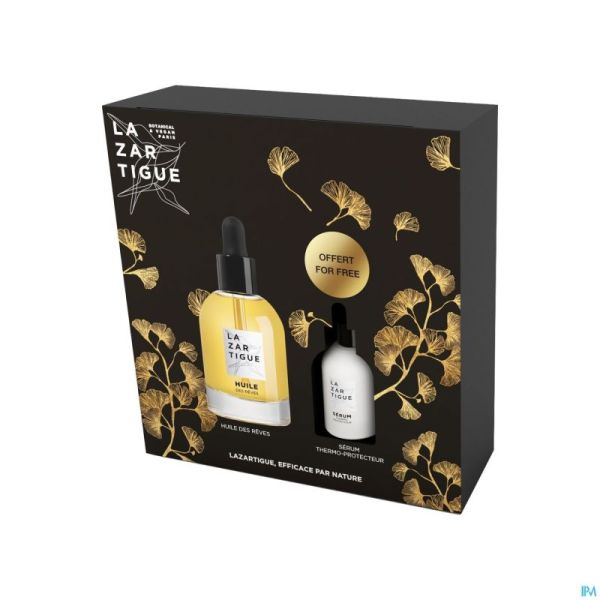 Lazartigue Coffret Huile Reves 50ml+serum Exc.10ml