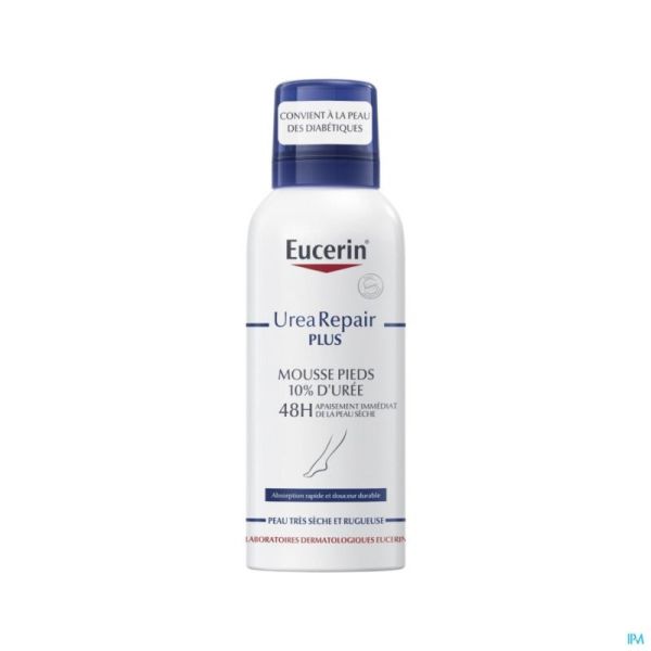 Eucerin urearepair mousse pieds plus10% uree 150ml