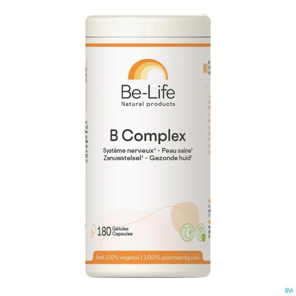 B Complex Vitamin Be Life Nf Caps 180 Remp.2750842