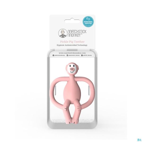 Matchstick Monkey Animal Anneau Dentition Cochon