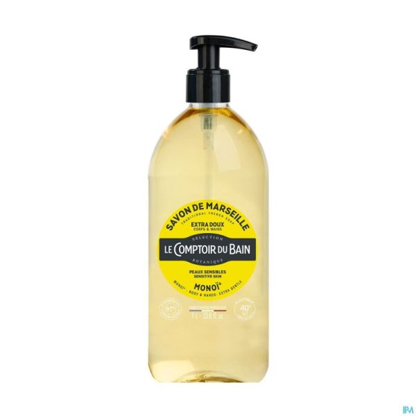 Le Comptoir Du Bain Savon Marseille Tiare 1l