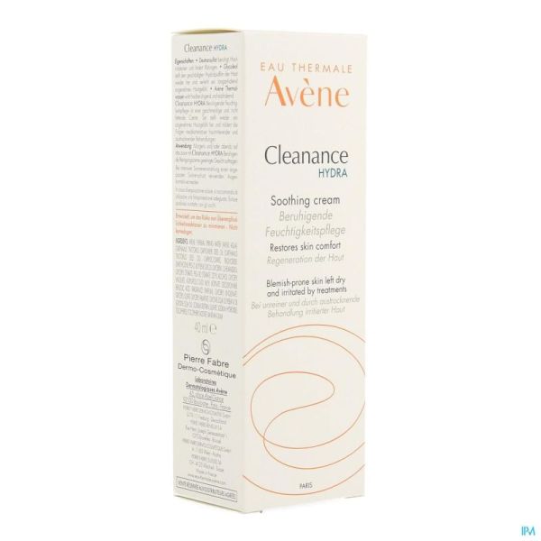 Avene cleanance hydra creme apaisante    40ml