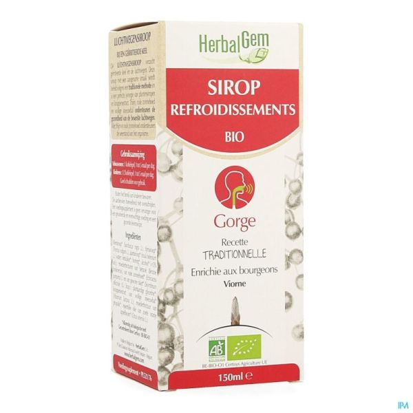 Herbalgem sirop refroidissements 150ml