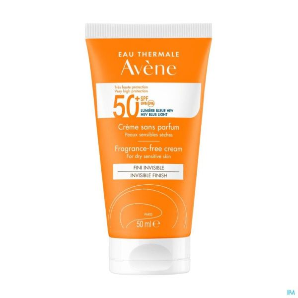 Avene sol ip50+ creme sans parfum 50ml