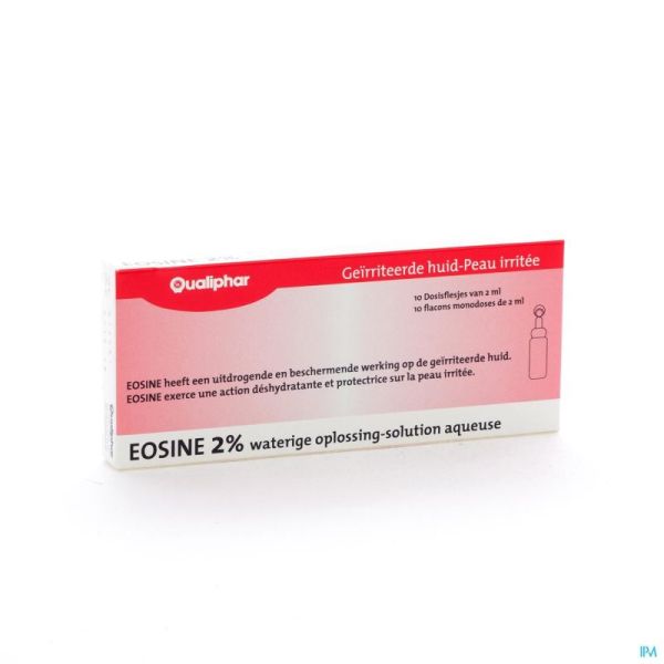 Eosine 2% qualiphar monodosissen amp 10x2ml