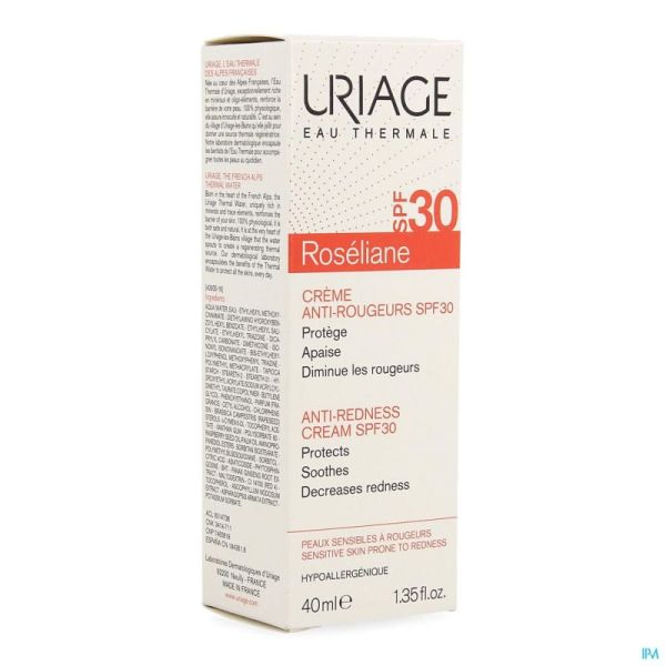 Uriage roseliane creme anti rougeurs ip30    40ml