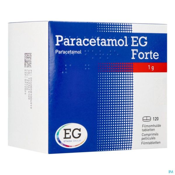 Paracetamol eg 1000mg comp pell 120