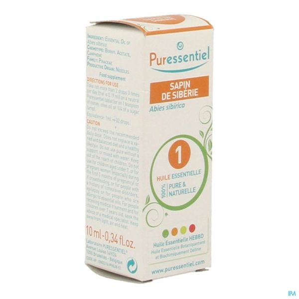 Puressentiel he sapin siberie bio hle ess    10ml