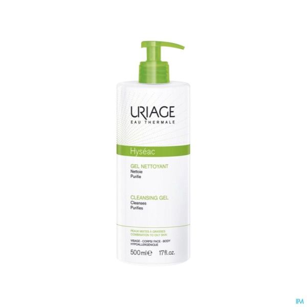 Uriage hyseac gel nettoyant   500ml