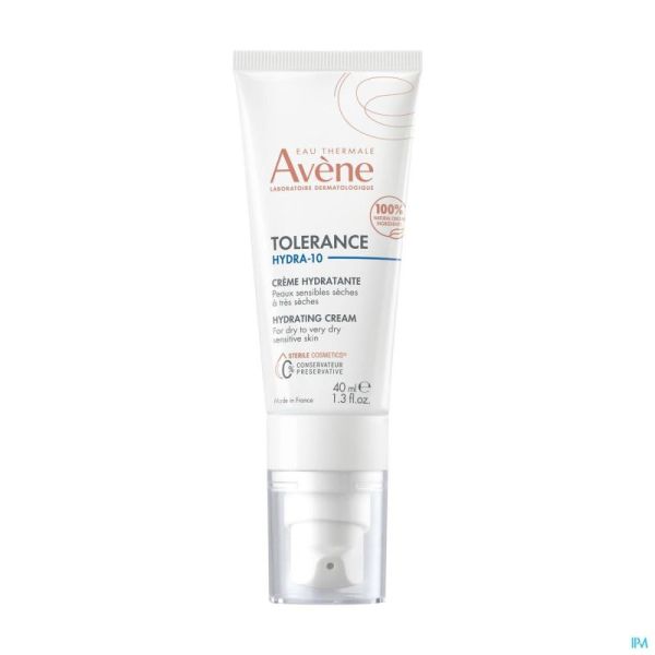 Avene tolerance hydra 10 creme hydratante 40ml