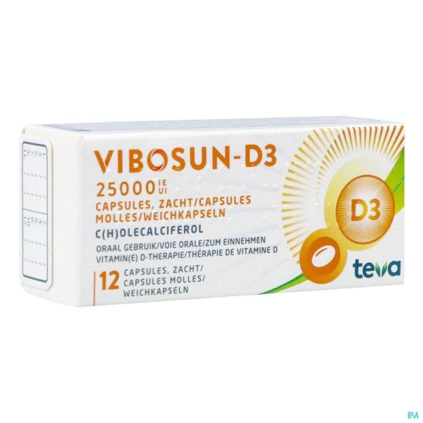 Vibosun-d3 25000ui Caps Molle 12