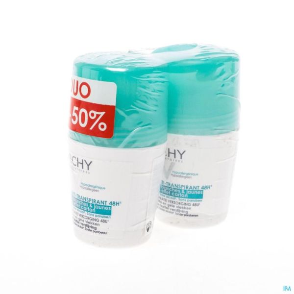 Vichy deo a/trace bille 48h    duo 2x50ml
