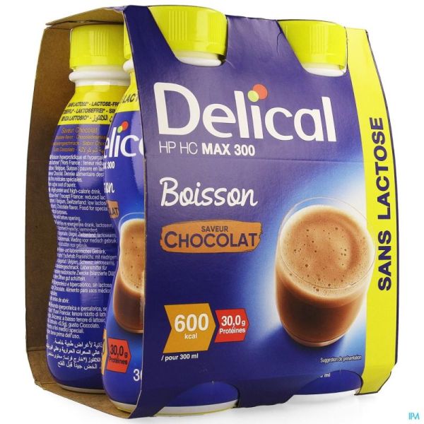 Delical max 300 chocolat    4x300ml