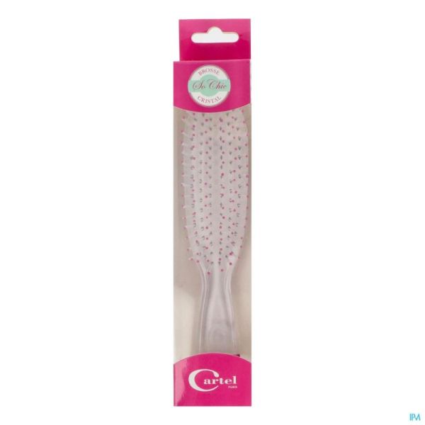 Cartel Brosse Cristal So Chic Pm Rose