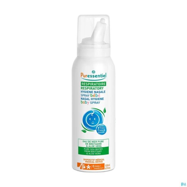 Puressentiel Respiratoire Spray Hygien.nez Bb120ml