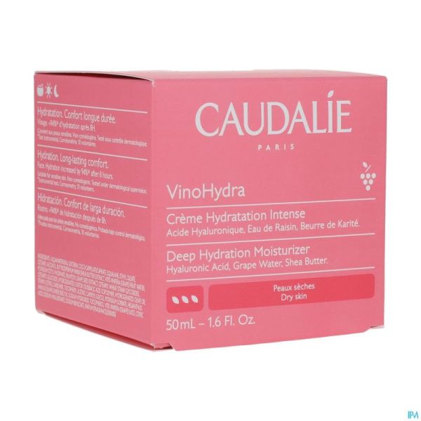 Caudalie vinohydra creme hydratation intense 50ml