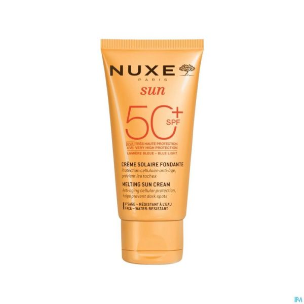 Nuxe sun creme solaire fondante spf50+ 50ml