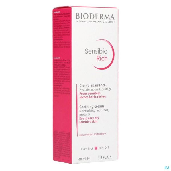 Bioderma sensibio rich creme p sens-ps-p ts   40ml