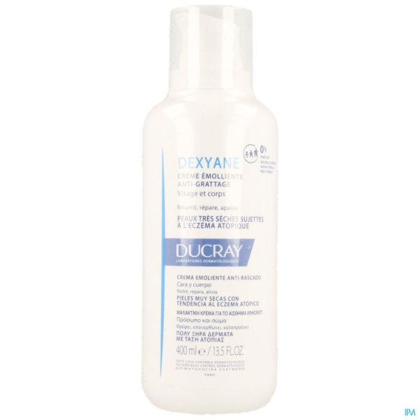 Ducray dexyane creme emollient a/grattage 400ml nf