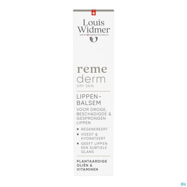 Widmer remed dry skin baume levres parf 15ml