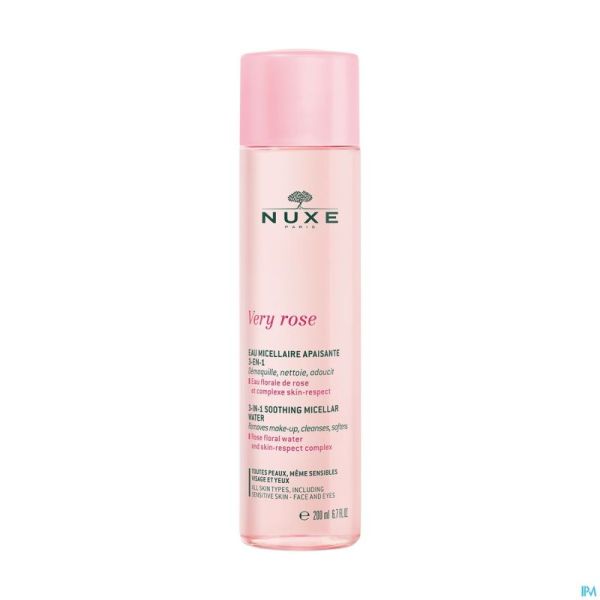 Nuxe very rose eau micel. apaisante 3en1 200ml nf