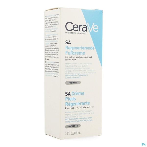 Cerave sa creme pieds regenerante    88ml