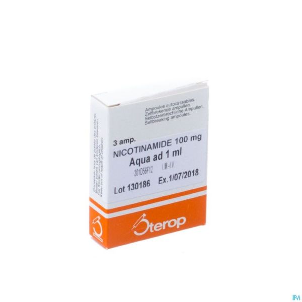 Sterop Vit Pp 100 Mg 1 Ml 3 Amp