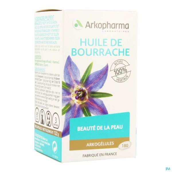 Arkogelules huile de bourrache    180