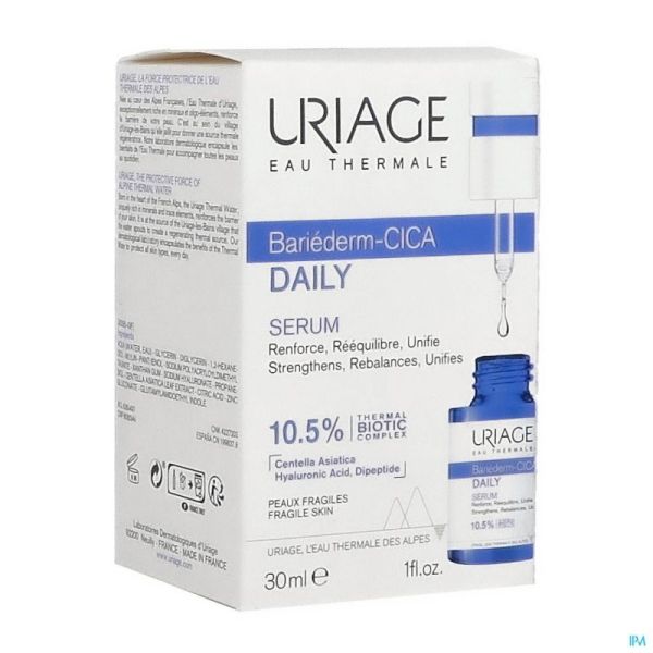 Uriage bariederm cica daily serum    30ml